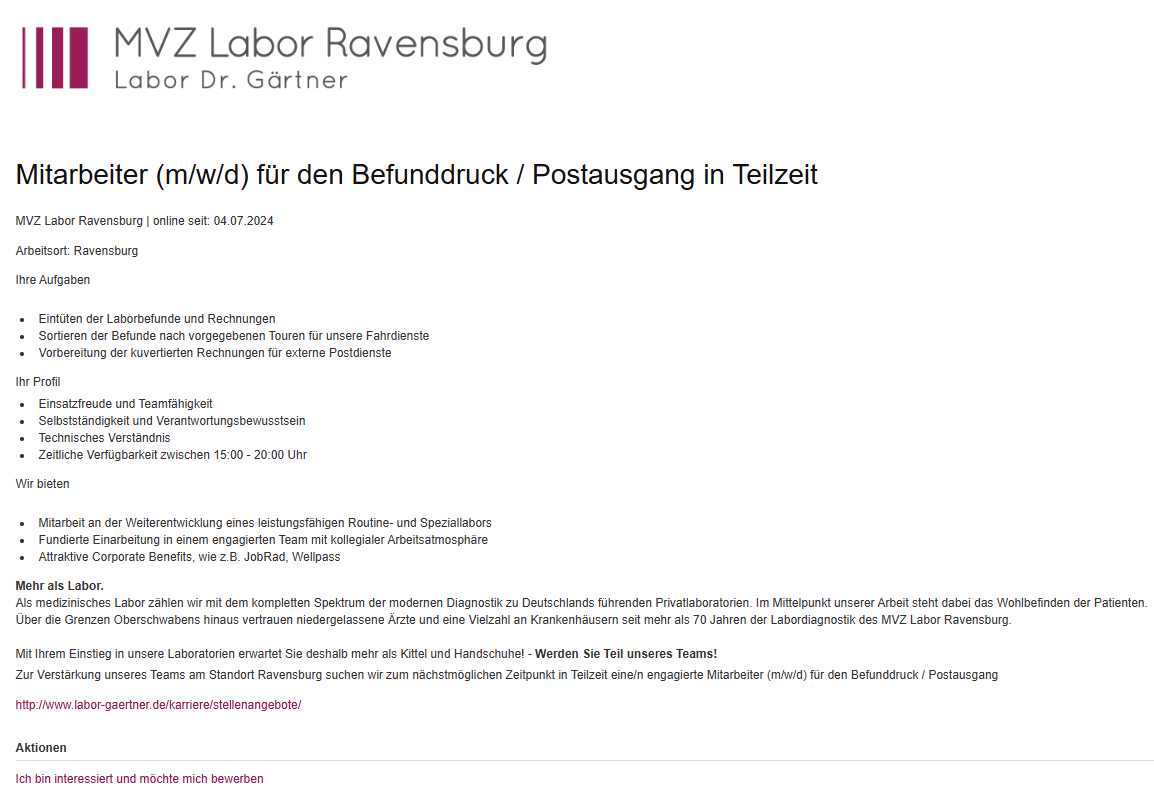 MVZ Labor Ravensburg